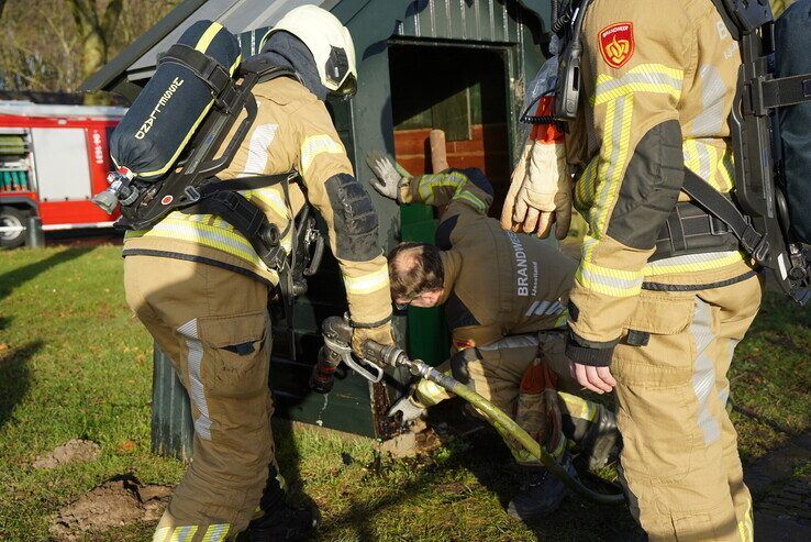 Monumentaal pandje aan Katerveerdijk beschadigd door vuurwerk
