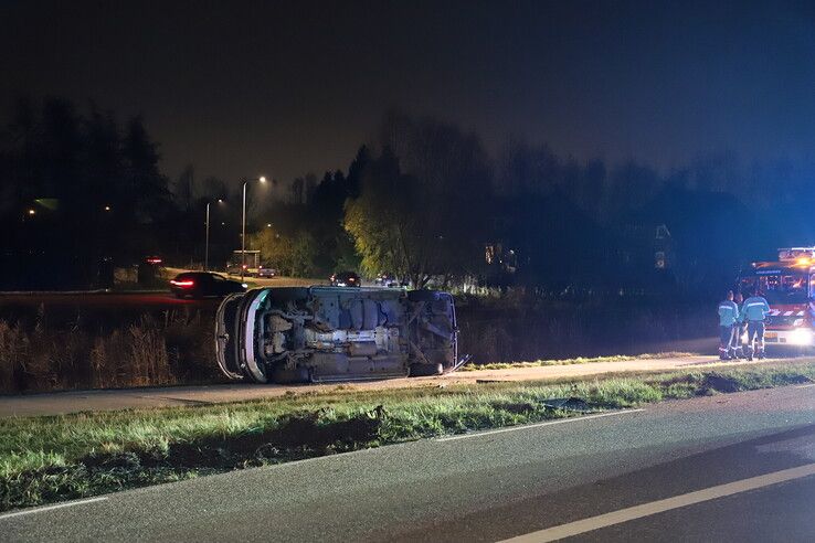 Ernstig ongeval op kruising Kamperzeedijk in Grafhorst – weg weer vrij