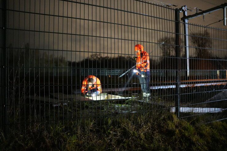 Koperdiefstal bij Zwolle legt treinverkeer stil: hinder houdt aan tot maandagmiddag