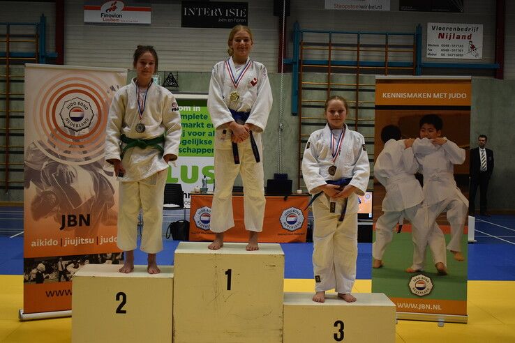 Met Carice Heerema heeft Zwolle sinds lang weer districtskampioen judo
