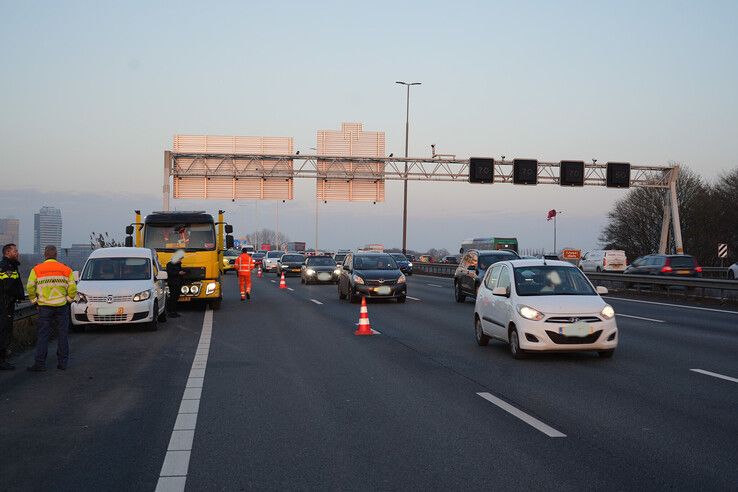 Opeenvolgende ongevallen zorgen voor drukte op IJsselbrug bij Zwolle