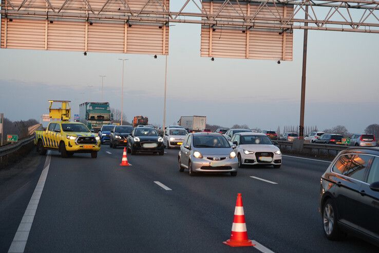 Opeenvolgende ongevallen zorgen voor drukte op IJsselbrug bij Zwolle