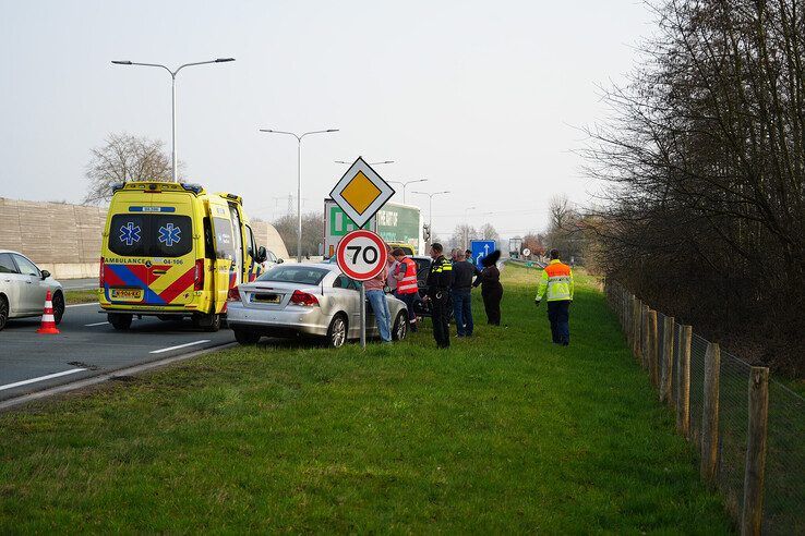 Kop-staartbotsing zorgt voor file tussen Zwolle en Heino