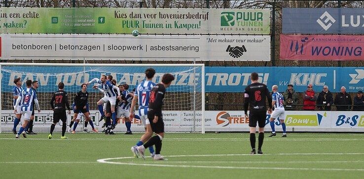 KHC sleept zwaarbevochten overwinning uit het vuur tegen Bennekom