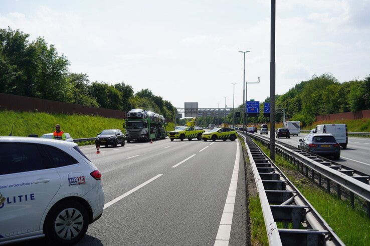 Meerdere voertuigen betrokken bij ongeval op A28