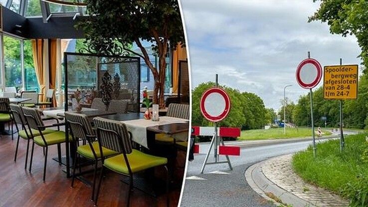 Restaurant Het Engelse Werk in Zwolle ziet omzet instorten door afsluiting Spoolderbergbrug