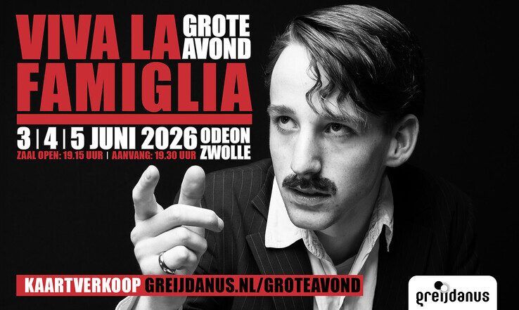 Greijdanus brengt maffiavoorstelling naar Odeon in Zwolle