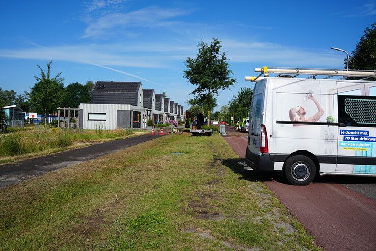 157 huishoudens zonder water na leidingbreuk aan de Voorsterweg