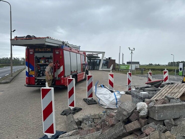 Lekkage aan LPG-installatie bij tankstation langs Wijheseweg