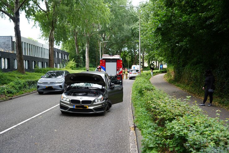 Forse schade bij botsing op de Marsweg