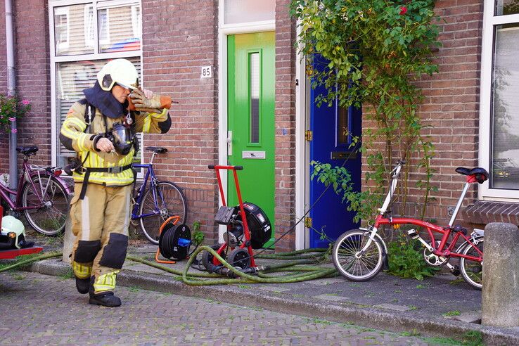 Brandweer komt in actie na vergeten pan op het vuur