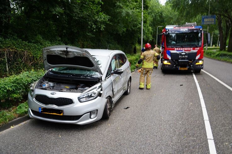 Forse schade bij botsing op de Marsweg