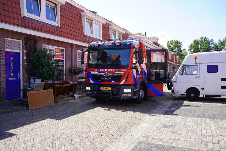 Brandweer komt in actie na vergeten pan op het vuur