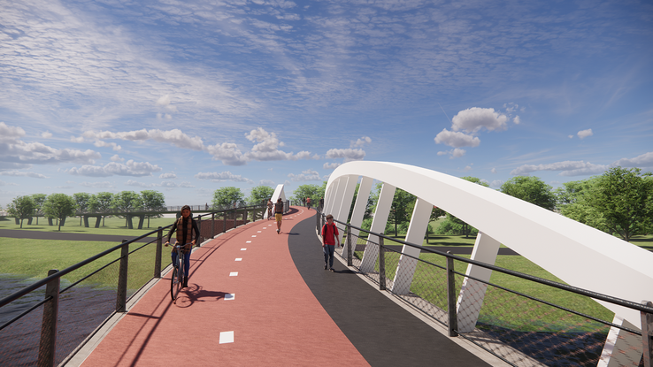 Nieuwe fietsbrug in Kampen een stap dichterbij