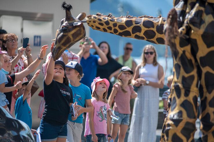 Giraffen, acrobaten en comedy: Straattheater Festival Loco Strada verandert Zwolle in openluchttheat