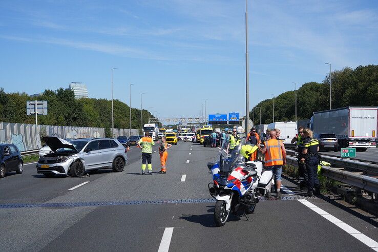 Vier voertuigen betrokken bij ongeval op A28