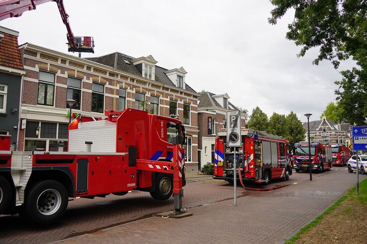 Veel rook bij brand in horecazaak
