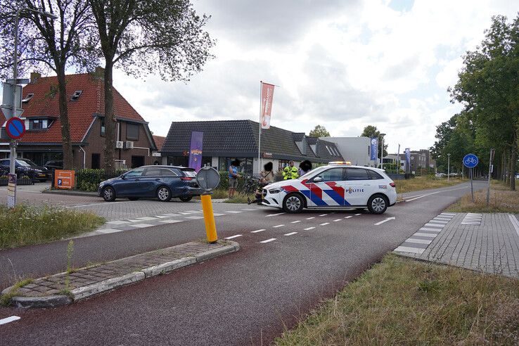 Aanrijding tussen auto en scooter op Campherbeeklaan