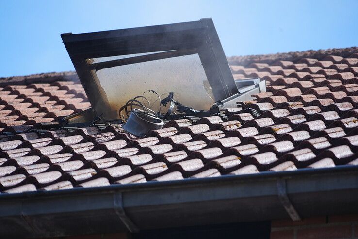 Forse schade na brand op zolder