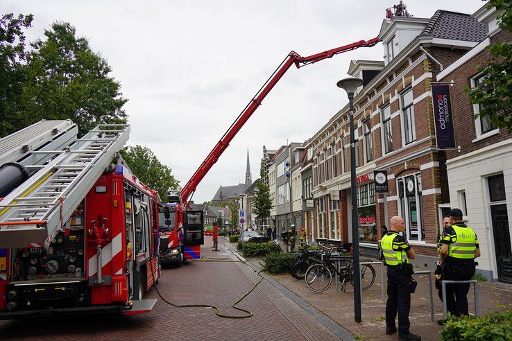 Veel rook bij brand in horecazaak