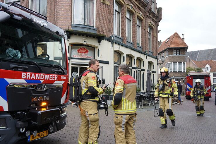 Rookontwikkeling zorgt voor inzet brandweer in binnenstad