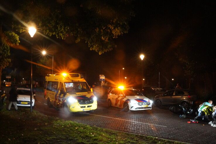 Twee gewonden bij botsing tussen fietser en scooter