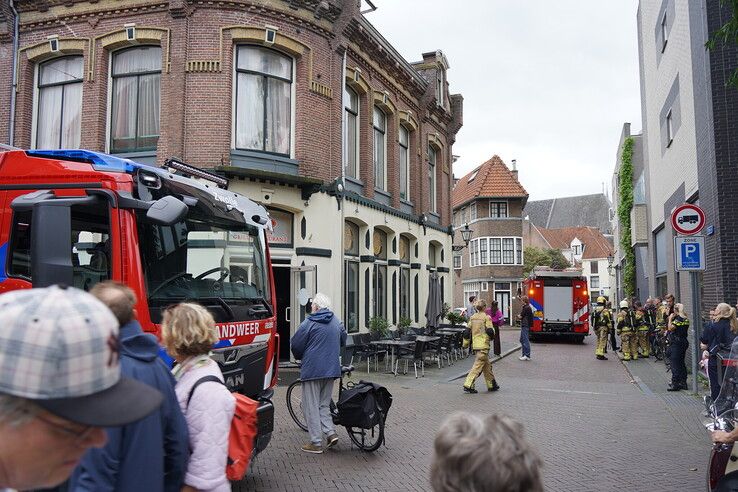 Rookontwikkeling zorgt voor inzet brandweer in binnenstad