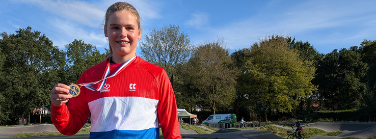 Allersnelste pumptrack girl Lauren Minnema komt uit Kampen